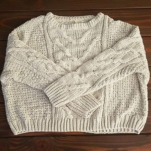 Aeropostale Live Love Dream chunky sweater